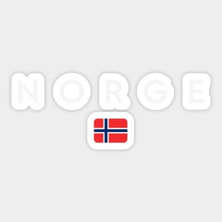 Norway flag, norwegian flag Sticker